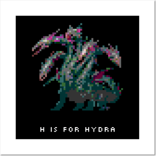 H is for Hydra Posters and Art